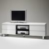 Sydney Lowboard TV Stand in High Gloss White