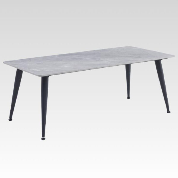 Attica Sintered Stone Rectangular Coffee Table In Grey