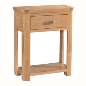 Empire Wooden Console Table With 1 Drawer In Oak