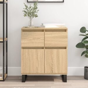 Urbino Wooden Sideboard With 2 Doors 1 Drawer In Sonoma Oak